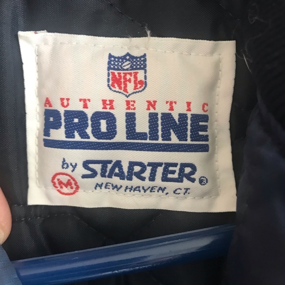 90s VTG STARTER CHICAGO BEARS Jacket Satin Snap M - Picture 8 of 13